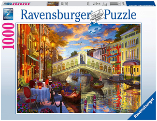 PUZZLE 1000PZ TRAMONTO SUL PONTE DI RIALTO - RAVENSBURGER