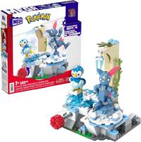 POKEMON PIPLUP E SNEASEL DIVERTIMENTO SULLA NEVE MEGA COSTRUZ