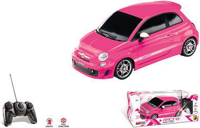 FIAT 500 ABARTH ROSA RADIOCOMANDATA 1:14